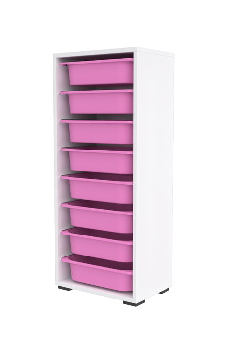 Hanah Home Armario Multiusos Blanco y Rosa Hanah Home Armario Multiusos Blanco y Rosa